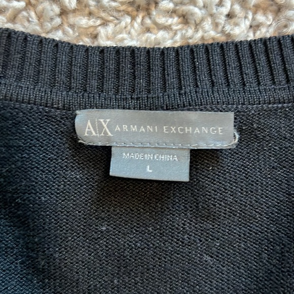 Armani Exchange L Black Cardigan - Picture 4 of 8